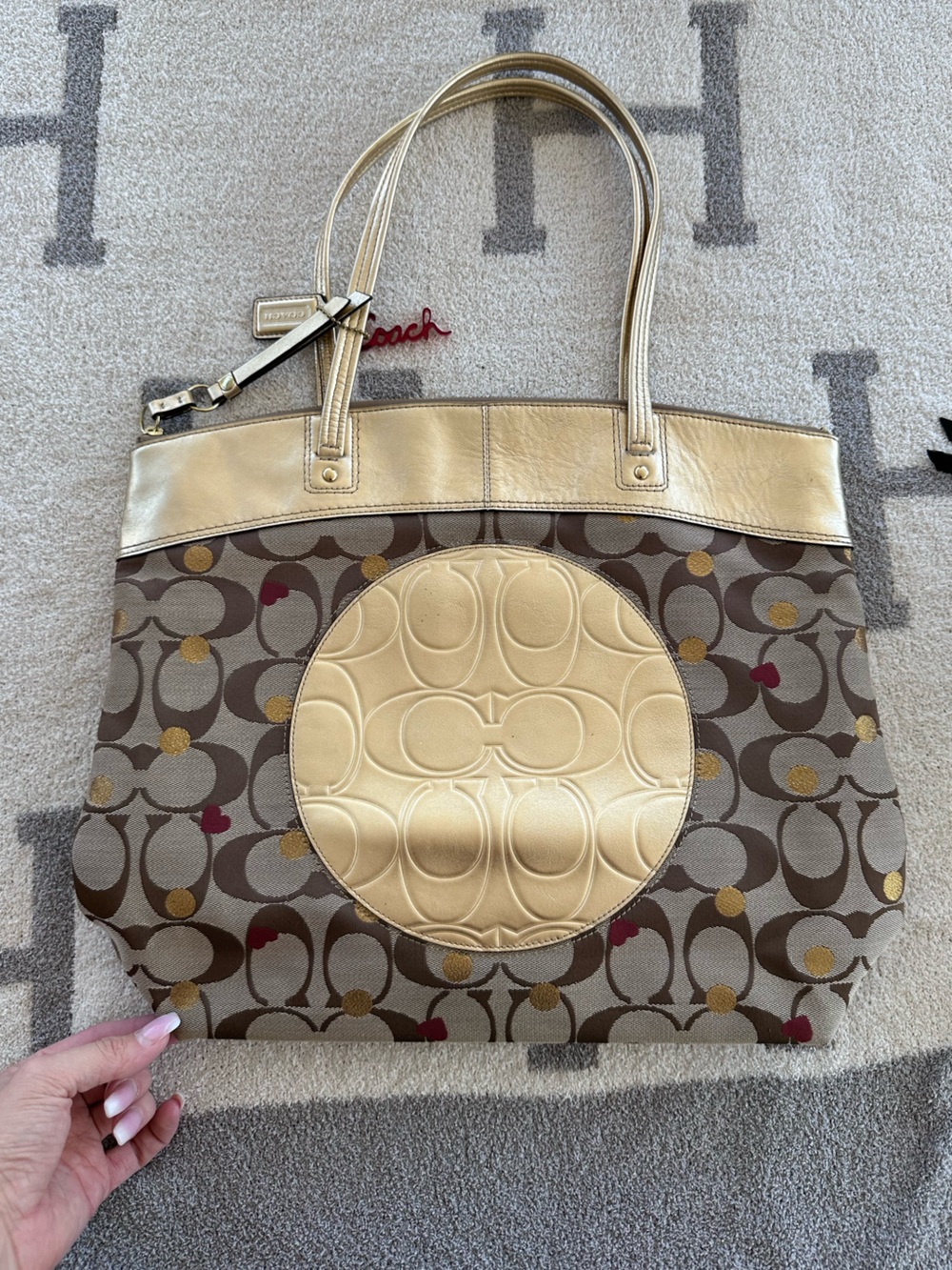 Beautiful coach tote